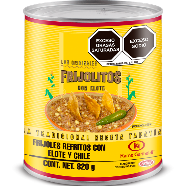 Frijolitos con elote 820g