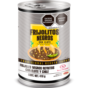 Refried black beans with corn 14.5 oz