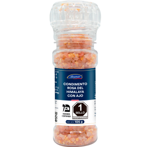 Himalayan pink salt coarse with garlic 3.7 oz