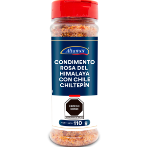 Himalayan pink salt fine pepper chiltepin 3.8 oz